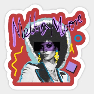 MELBA MOORE 80S RETRO STYLE Sticker